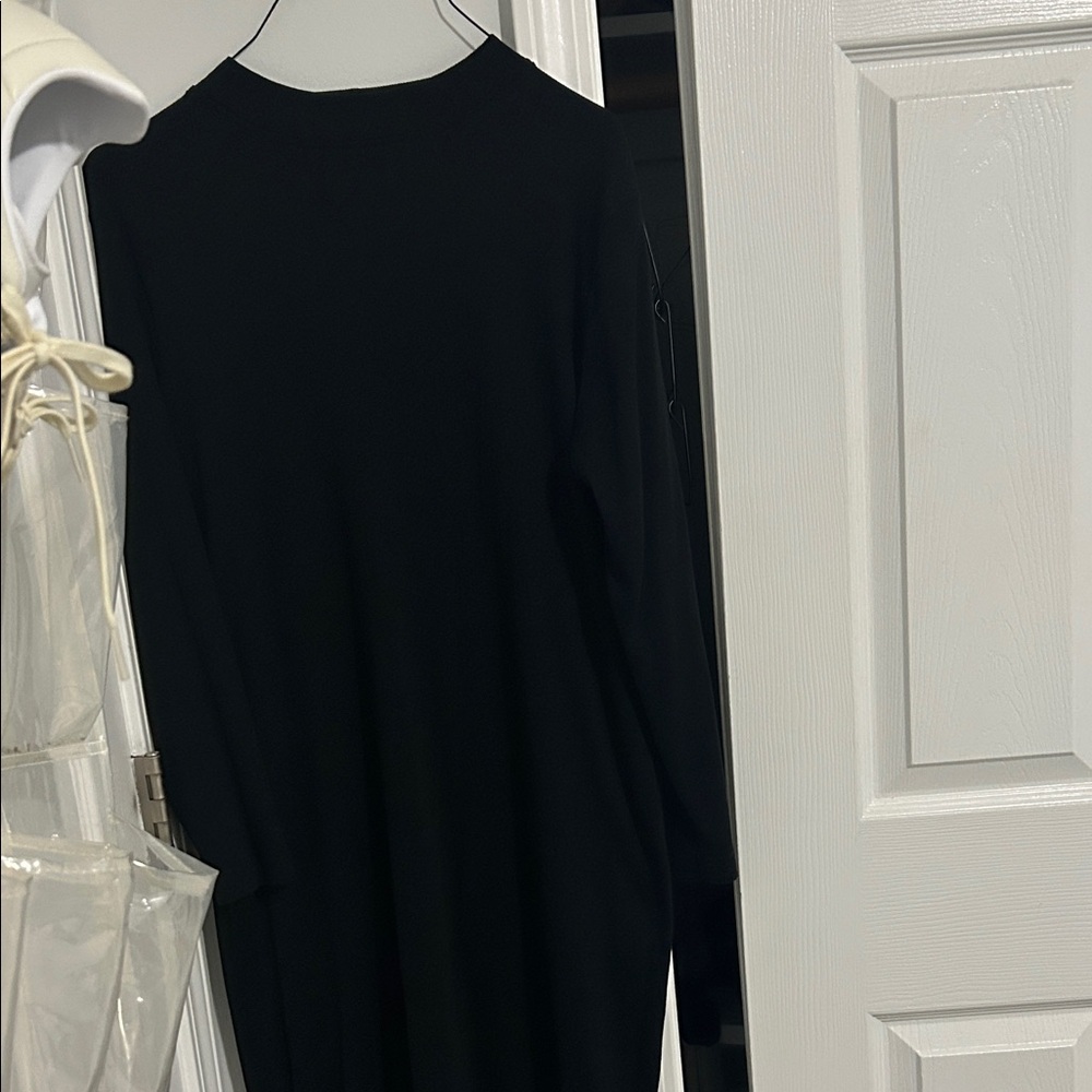 Zara ribbed Black Women's maxi Dress large